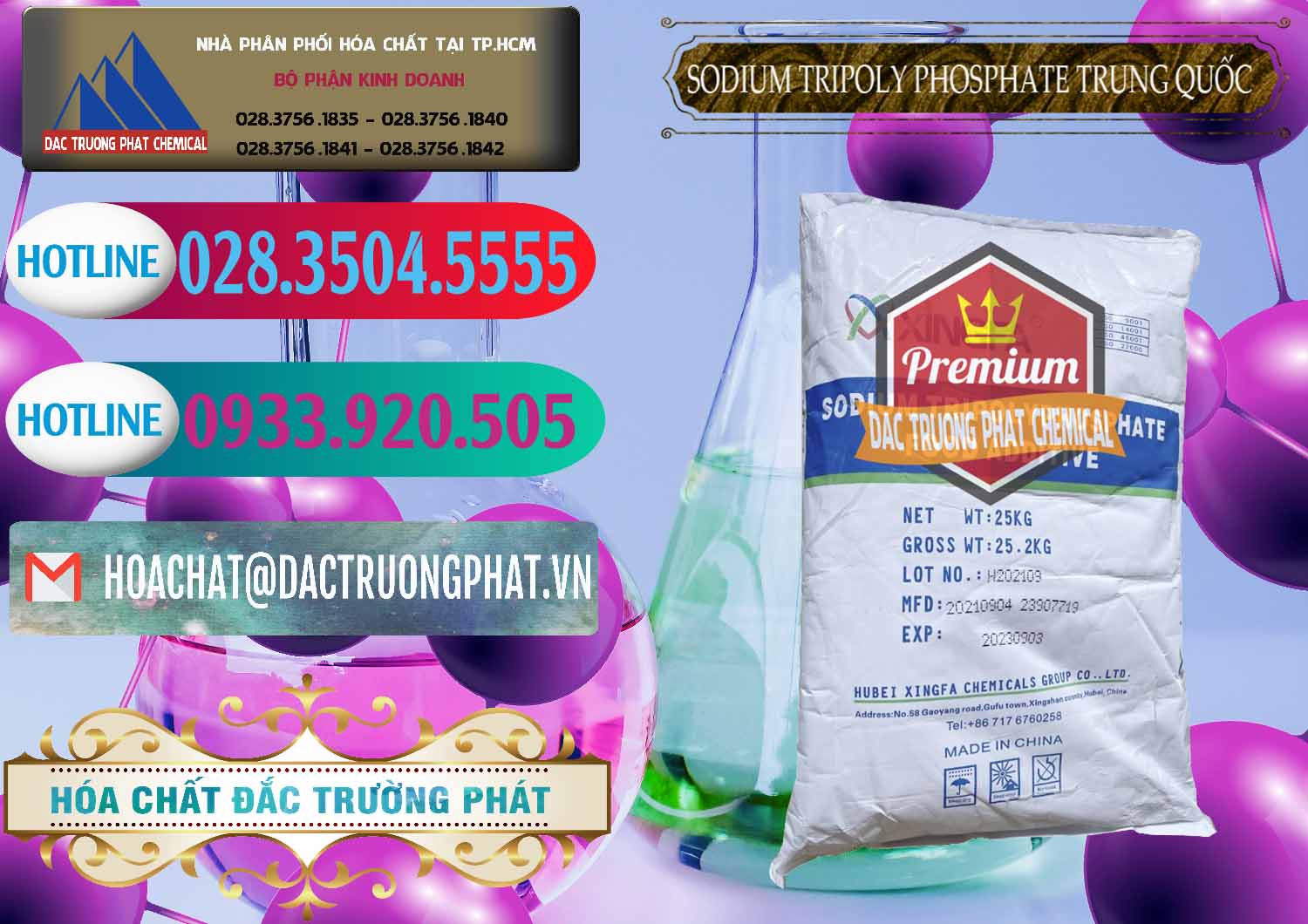 Chuyên bán ( cung cấp ) Sodium Tripoly Phosphate - STPP 96% Xingfa Trung Quốc China - 0433 - Công ty chuyên nhập khẩu - cung cấp hóa chất tại TP.HCM - truongphat.vn