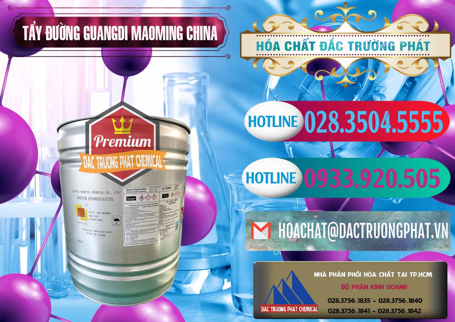 Nơi cung cấp _ bán Tẩy Đường - NA2S2O4 Guangdi Maoming Thùng Xám Trung Quốc China - 0402 - Chuyên nhập khẩu ( phân phối ) hóa chất tại TP.HCM - truongphat.vn