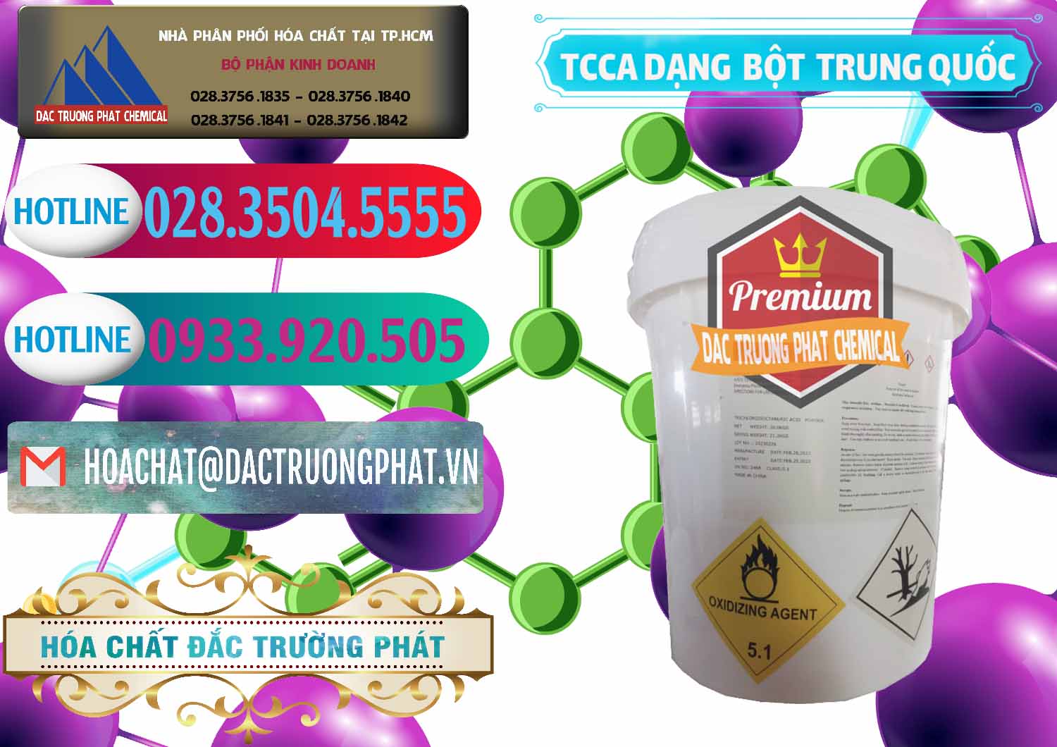 Nơi bán _ cung cấp TCCA - Acid Trichloroisocyanuric Dạng Bột Thùng 20kg Trung Quốc China - 0386 - Nơi chuyên cung cấp _ bán hóa chất tại TP.HCM - truongphat.vn