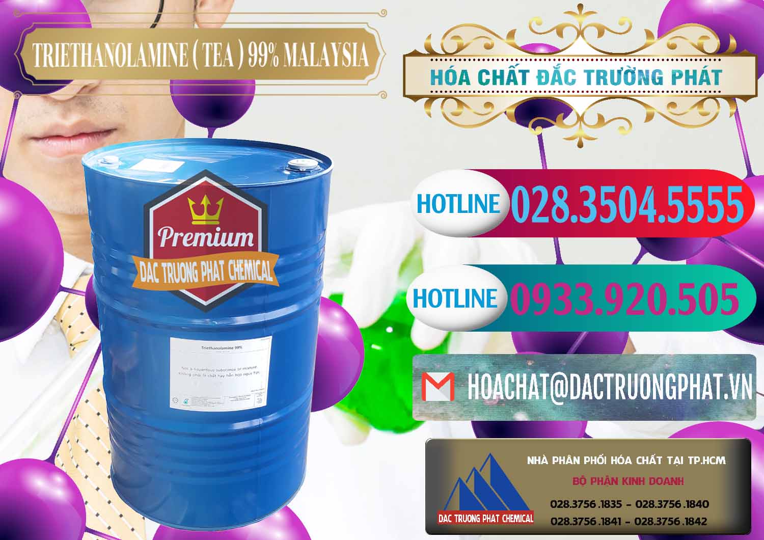 Công ty chuyên cung ứng ( bán ) TEA - Triethanolamine 99% Mã Lai Malaysia - 0323 - Đơn vị cung cấp _ bán hóa chất tại TP.HCM - truongphat.vn