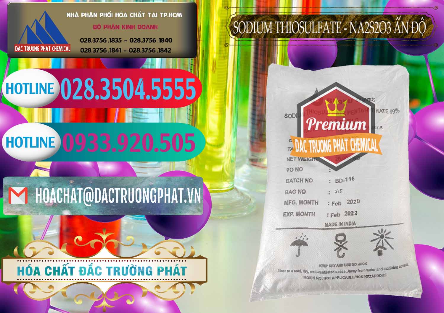 Công ty chuyên bán _ cung ứng Sodium Thiosulfate - NA2S2O3 Ấn Độ India Bhanu Dyes - 0202 - Đơn vị chuyên nhập khẩu & phân phối hóa chất tại TP.HCM - truongphat.vn