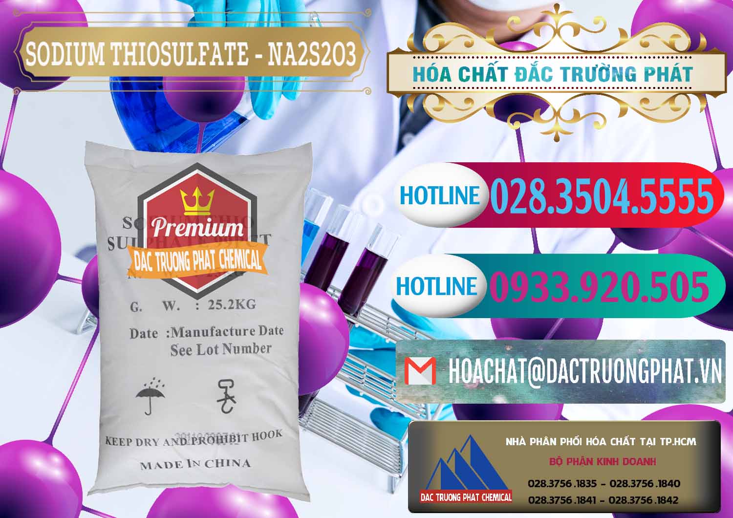 Công ty chuyên bán - cung cấp Sodium Thiosulfate - NA2S2O3 Trung Quốc China - 0151 - Nơi phân phối ( cung cấp ) hóa chất tại TP.HCM - truongphat.vn