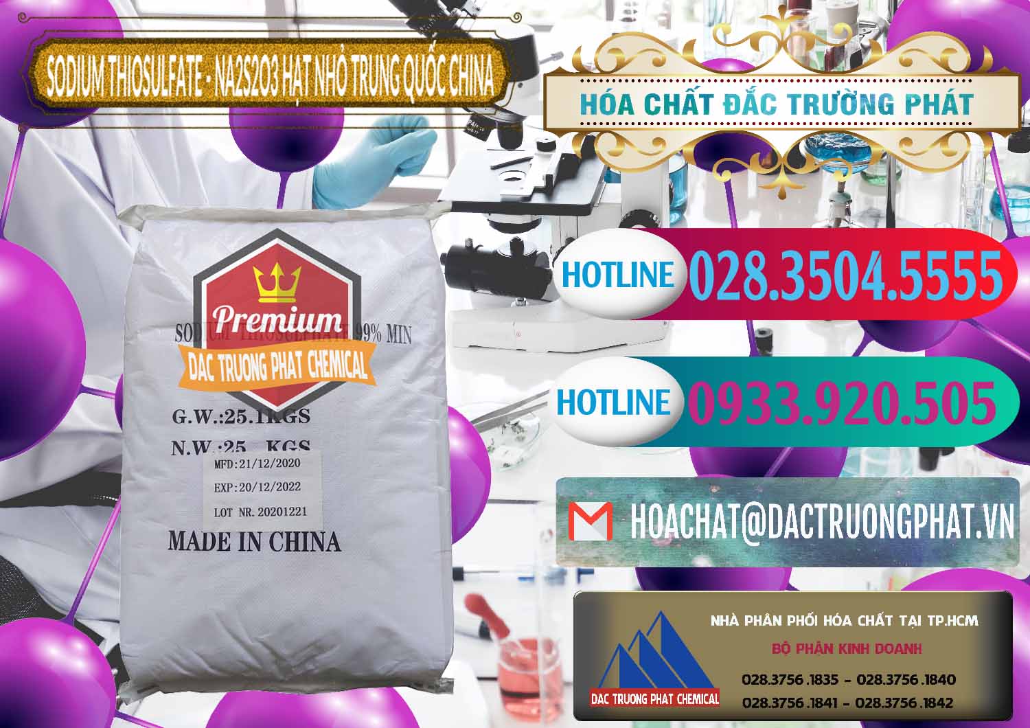 Cty cung cấp _ bán Sodium Thiosulfate - NA2S2O3 Hạt Nhỏ Trung Quốc China - 0204 - Nơi cung cấp _ kinh doanh hóa chất tại TP.HCM - truongphat.vn