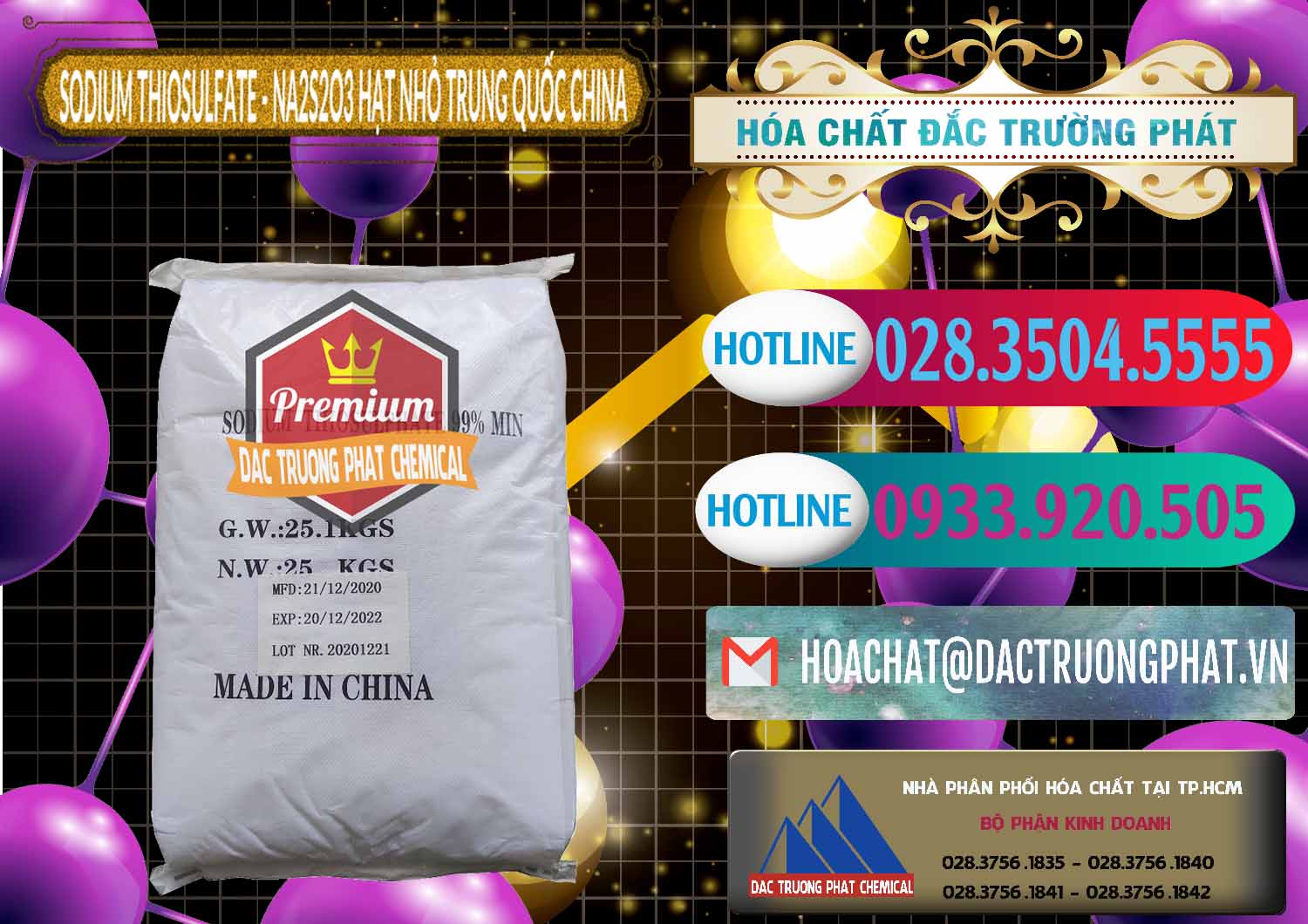 Đơn vị chuyên cung cấp - bán Sodium Thiosulfate - NA2S2O3 Hạt Nhỏ Trung Quốc China - 0204 - Công ty cung ứng ( phân phối ) hóa chất tại TP.HCM - truongphat.vn
