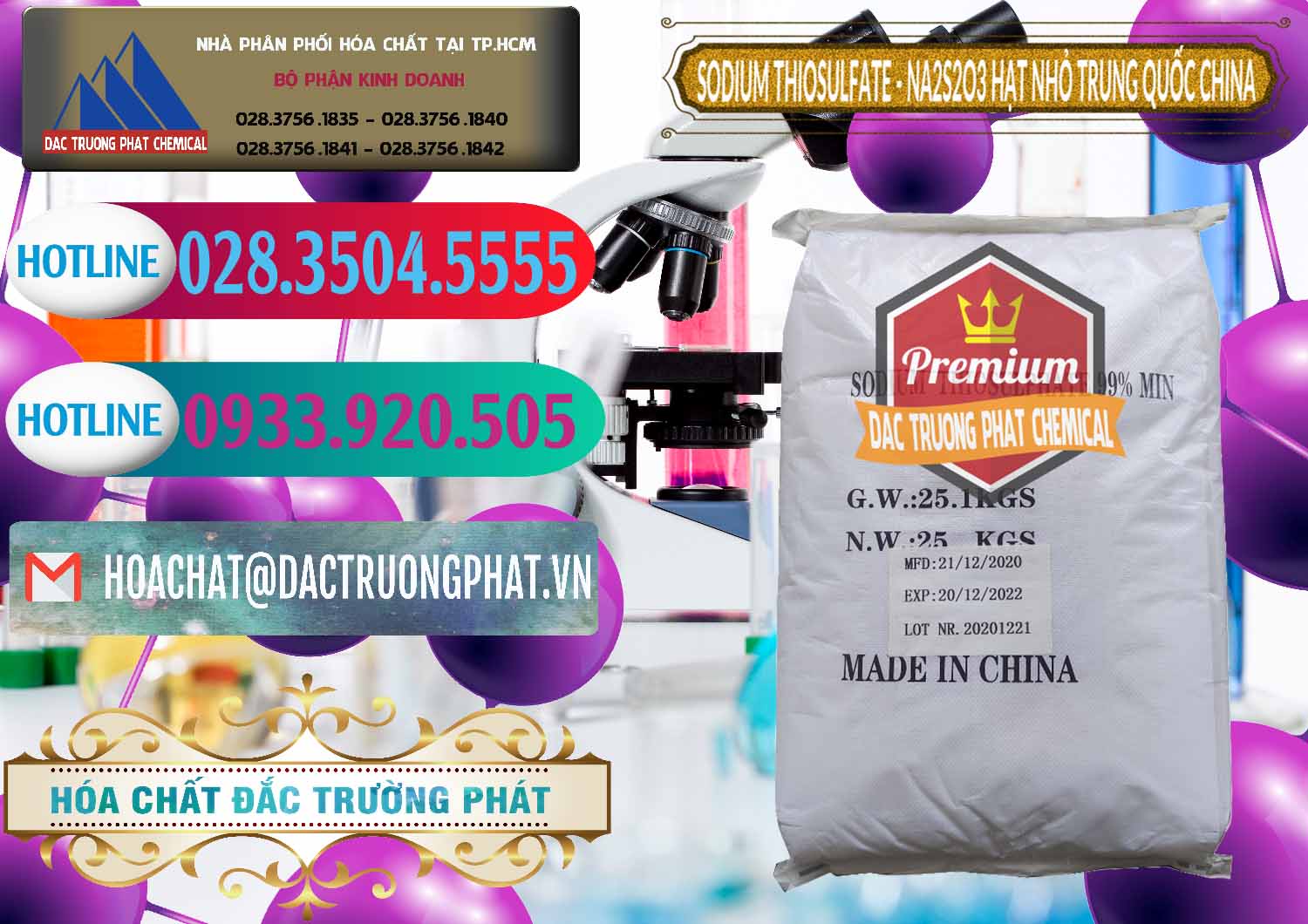 Nơi phân phối & bán Sodium Thiosulfate - NA2S2O3 Hạt Nhỏ Trung Quốc China - 0204 - Đơn vị cung cấp và bán hóa chất tại TP.HCM - truongphat.vn