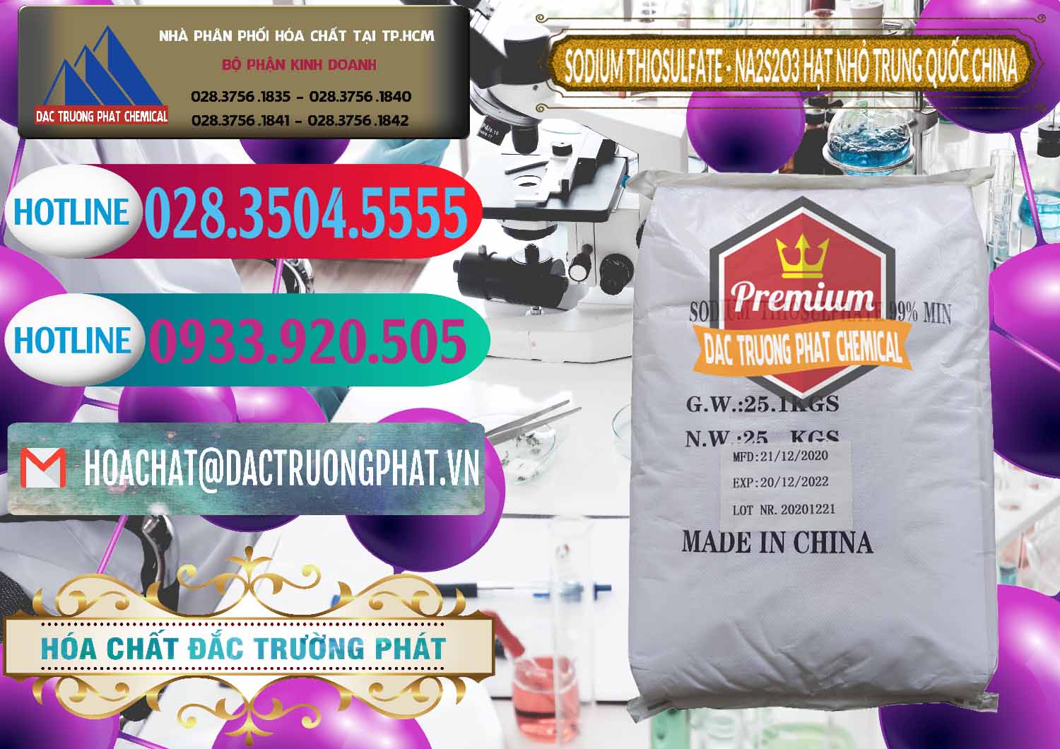 Đơn vị cung cấp & bán Sodium Thiosulfate - NA2S2O3 Hạt Nhỏ Trung Quốc China - 0204 - Nhà cung cấp - phân phối hóa chất tại TP.HCM - truongphat.vn