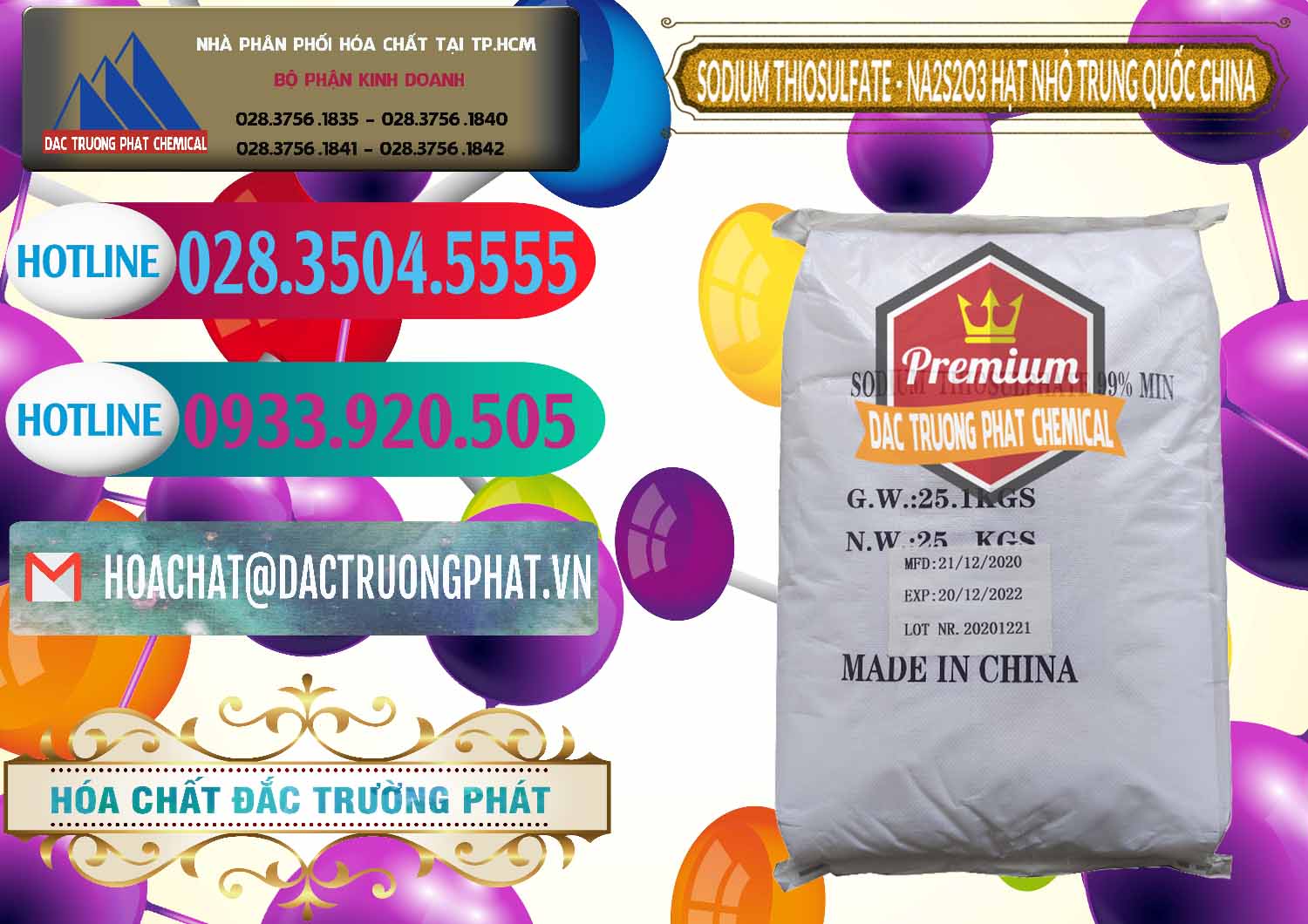 Nơi chuyên phân phối và bán Sodium Thiosulfate - NA2S2O3 Hạt Nhỏ Trung Quốc China - 0204 - Chuyên cung cấp và nhập khẩu hóa chất tại TP.HCM - truongphat.vn