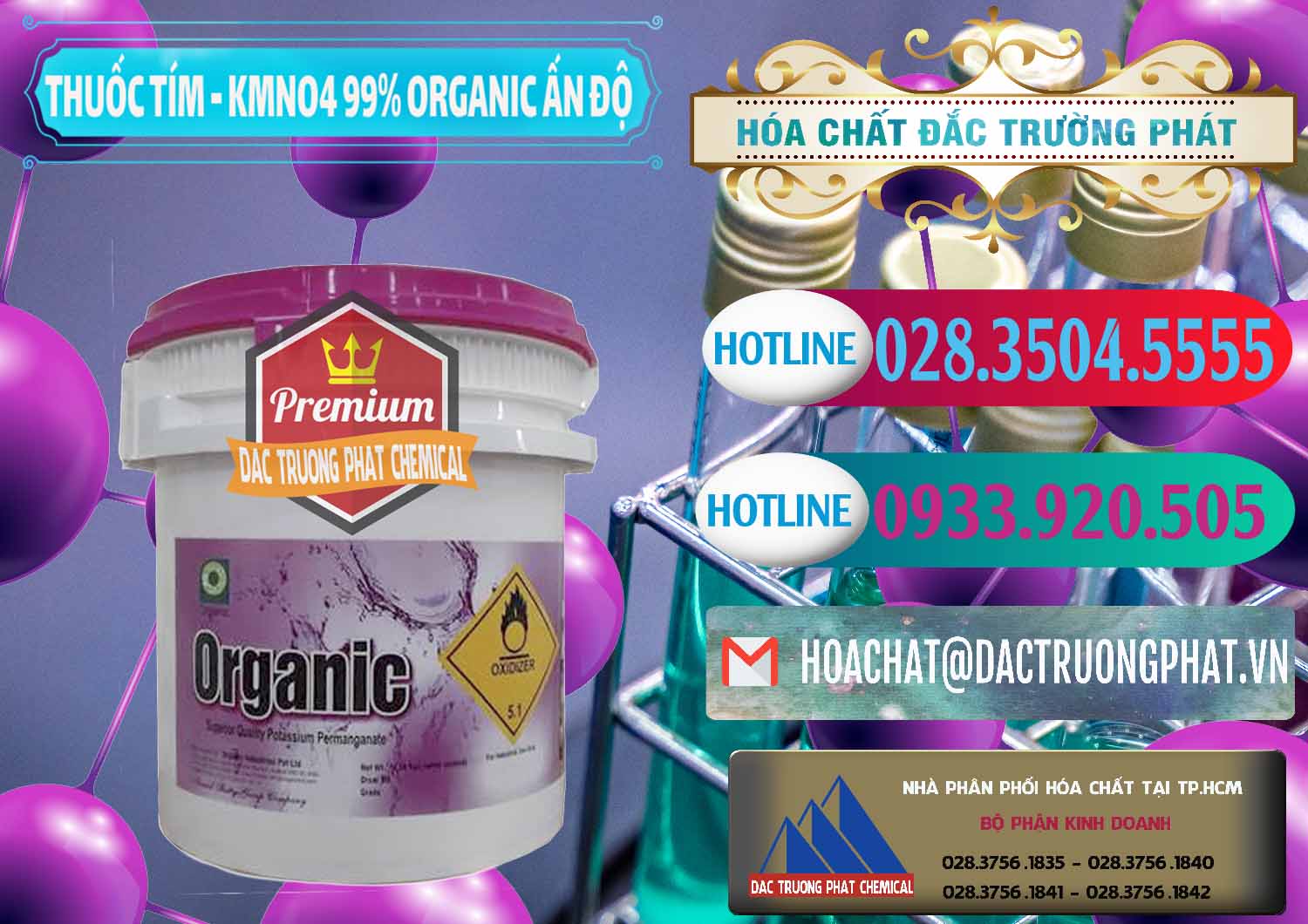Công ty bán ( cung ứng ) Thuốc Tím - KMNO4 99% Organic Ấn Độ India - 0216 - Chuyên cung cấp - kinh doanh hóa chất tại TP.HCM - truongphat.vn