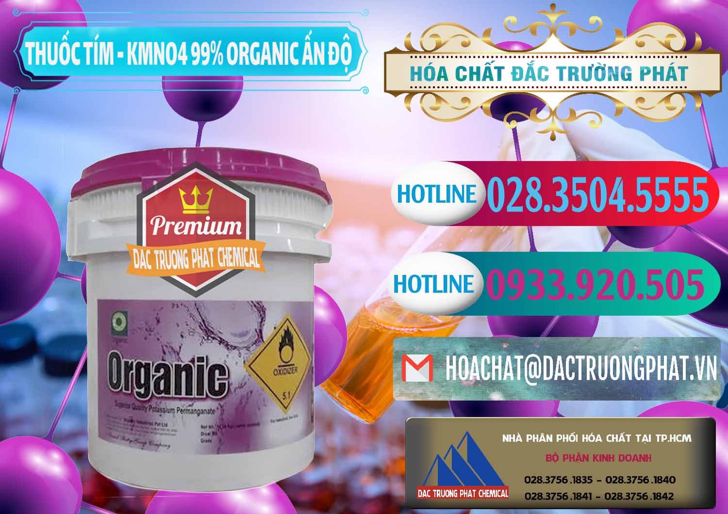 Nơi chuyên cung cấp _ bán Thuốc Tím - KMNO4 99% Organic Ấn Độ India - 0216 - Nơi chuyên phân phối _ kinh doanh hóa chất tại TP.HCM - truongphat.vn