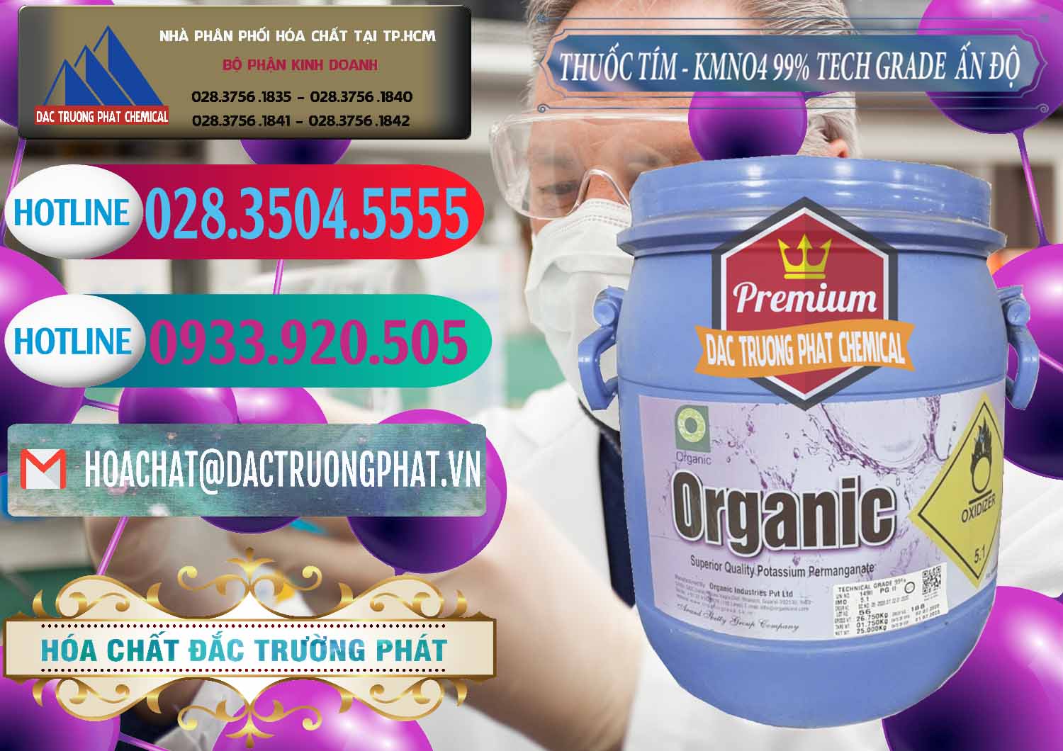 Nơi phân phối _ bán Thuốc Tím - KMNO4 99% Organic Group Ấn Độ India - 0250 - Chuyên cung cấp & bán hóa chất tại TP.HCM - truongphat.vn