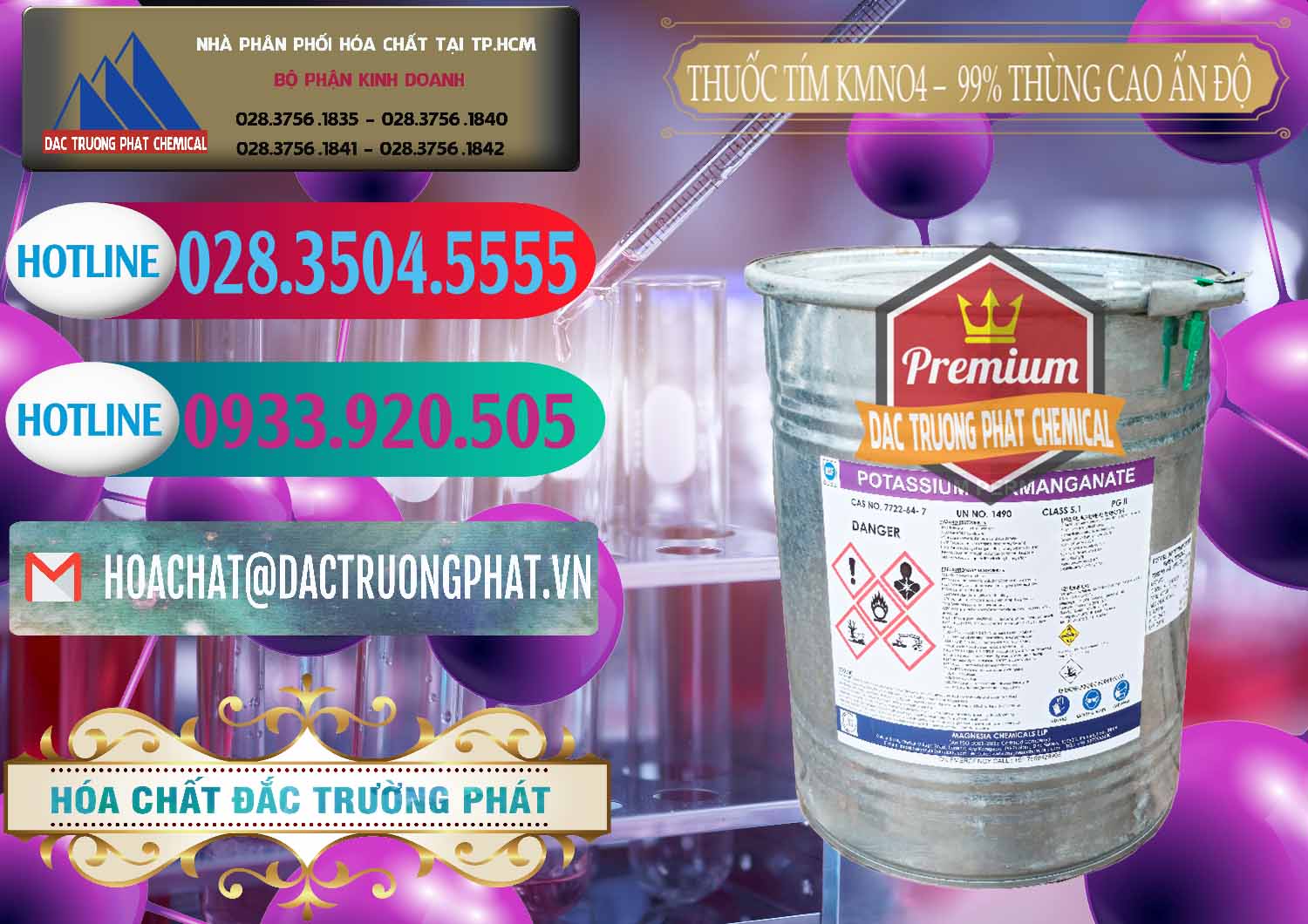Nhà phân phối ( bán ) Thuốc Tím - KMNO4 Thùng Cao 99% Magnesia Chemicals Ấn Độ India - 0164 - Nơi cung cấp & phân phối hóa chất tại TP.HCM - truongphat.vn
