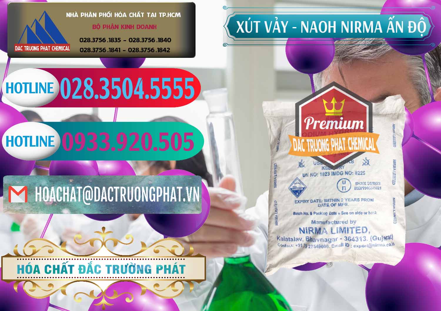 Cty nhập khẩu và bán Xút Vảy - NaOH Vảy Nirma Ấn Độ India - 0371 - Cty chuyên kinh doanh - phân phối hóa chất tại TP.HCM - truongphat.vn