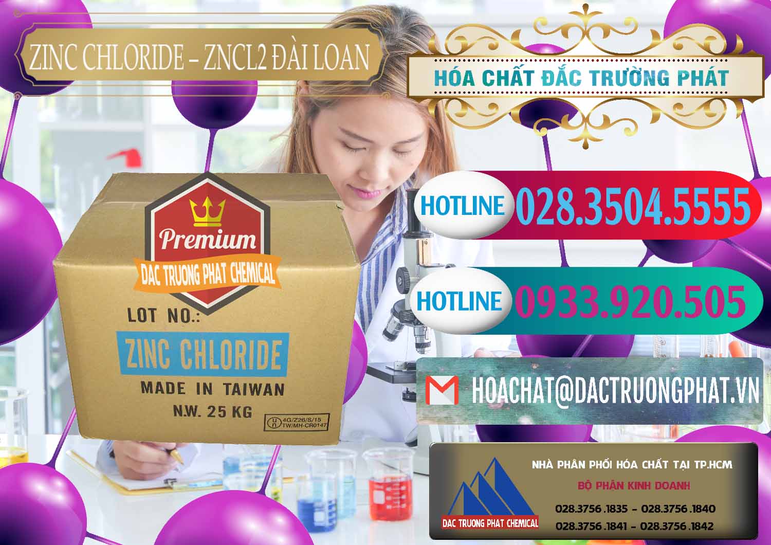 Cty bán và phân phối Zinc Chloride - ZNCL2 96% Đài Loan Taiwan - 0178 - Cung cấp và phân phối hóa chất tại TP.HCM - truongphat.vn