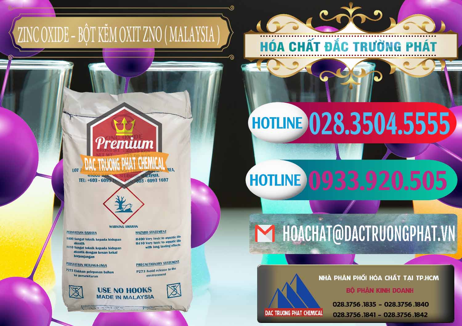 Đơn vị chuyên nhập khẩu - bán Zinc Oxide - Bột Kẽm Oxit ZNO Malaysia - 0179 - Đơn vị bán _ phân phối hóa chất tại TP.HCM - truongphat.vn