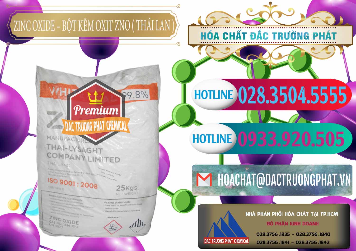 Công ty chuyên bán & cung cấp Zinc Oxide - Bột Kẽm Oxit ZNO Thái Lan Thailand - 0181 - Cty chuyên kinh doanh _ phân phối hóa chất tại TP.HCM - truongphat.vn