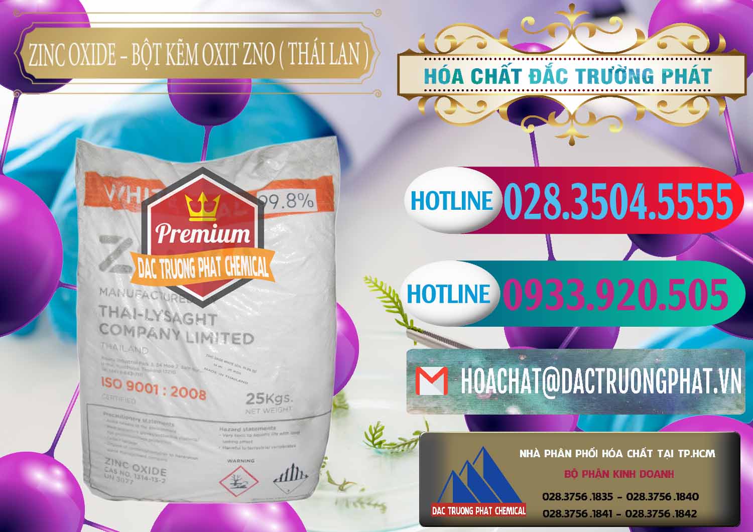 Công ty chuyên cung ứng và bán Zinc Oxide - Bột Kẽm Oxit ZNO Thái Lan Thailand - 0181 - Nơi phân phối _ cung cấp hóa chất tại TP.HCM - truongphat.vn