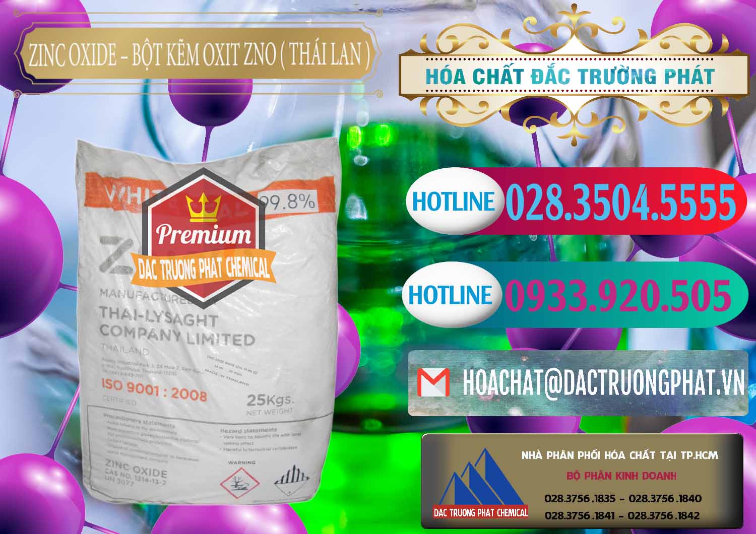 Nơi chuyên phân phối - bán Zinc Oxide - Bột Kẽm Oxit ZNO Thái Lan Thailand - 0181 - Công ty chuyên kinh doanh & cung cấp hóa chất tại TP.HCM - truongphat.vn