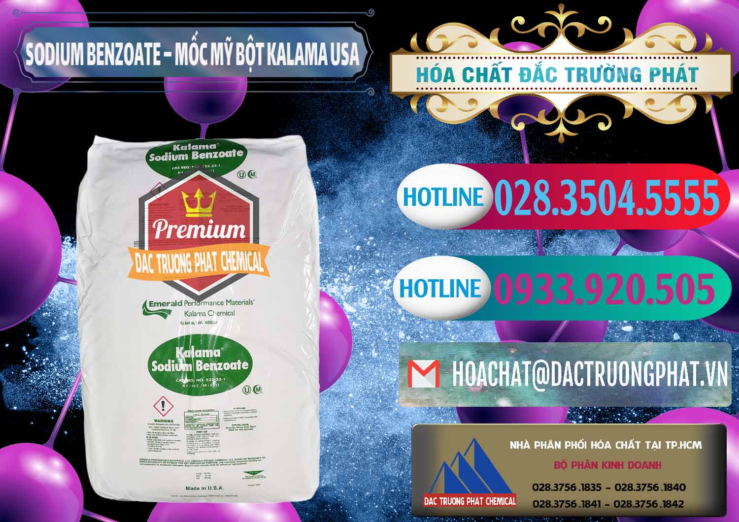 Đơn vị chuyên nhập khẩu _ bán Sodium Benzoate - Mốc Bột Kalama Food Grade Mỹ Usa - 0136 - Đơn vị chuyên phân phối _ nhập khẩu hóa chất tại TP.HCM - truongphat.vn