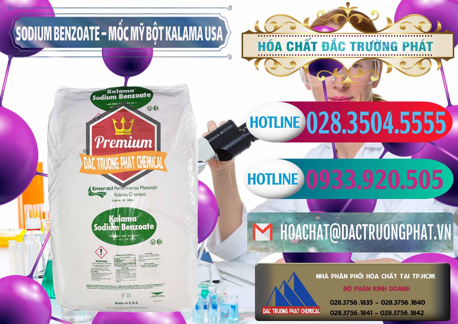 Chuyên nhập khẩu ( bán ) Sodium Benzoate - Mốc Bột Kalama Food Grade Mỹ Usa - 0136 - Nhà cung cấp _ phân phối hóa chất tại TP.HCM - truongphat.vn
