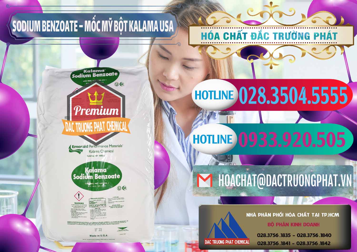 Đơn vị chuyên nhập khẩu - bán Sodium Benzoate - Mốc Bột Kalama Food Grade Mỹ Usa - 0136 - Cty phân phối ( nhập khẩu ) hóa chất tại TP.HCM - truongphat.vn