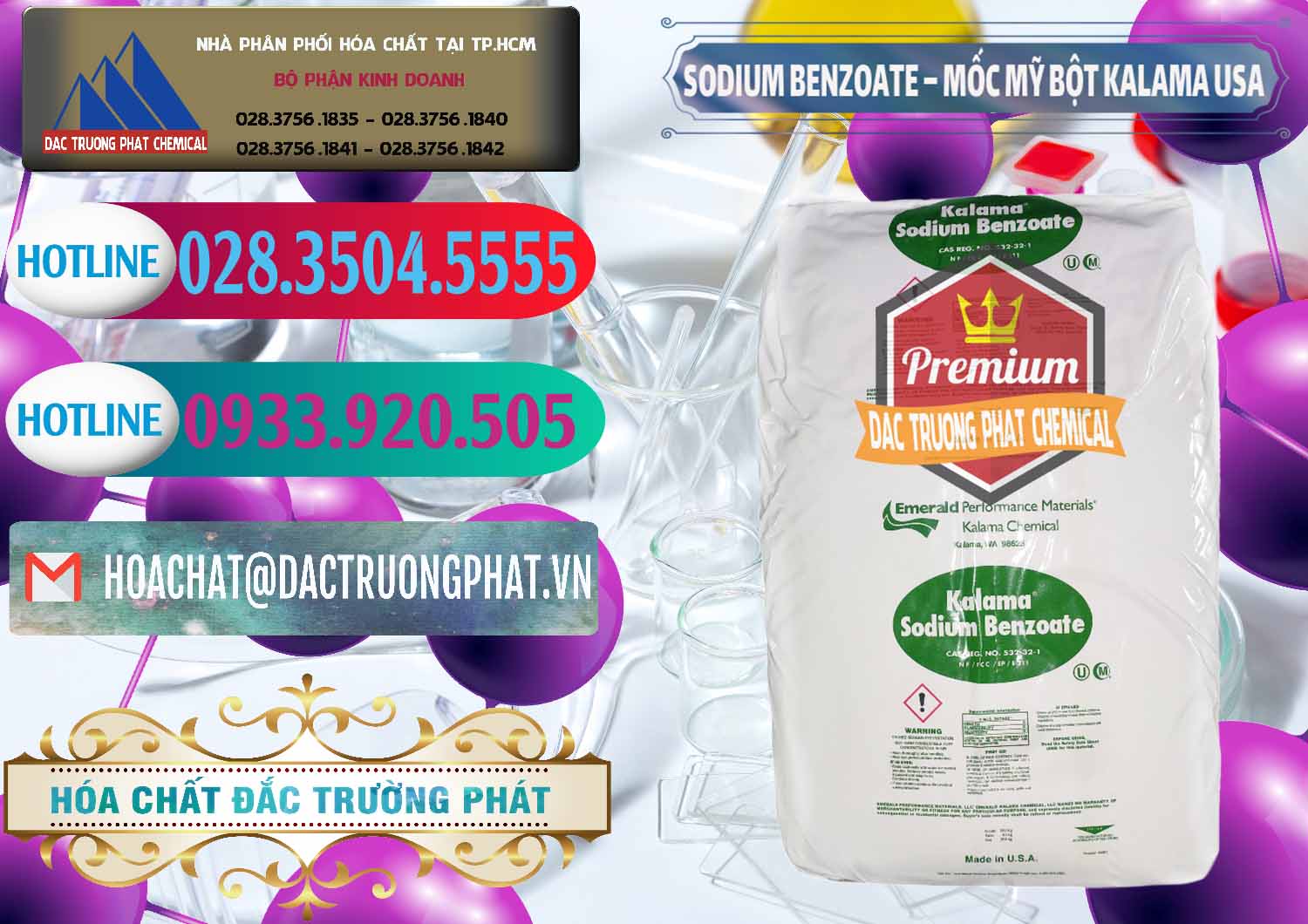 Cty kinh doanh ( bán ) Sodium Benzoate - Mốc Bột Kalama Food Grade Mỹ Usa - 0136 - Đơn vị chuyên nhập khẩu & phân phối hóa chất tại TP.HCM - truongphat.vn